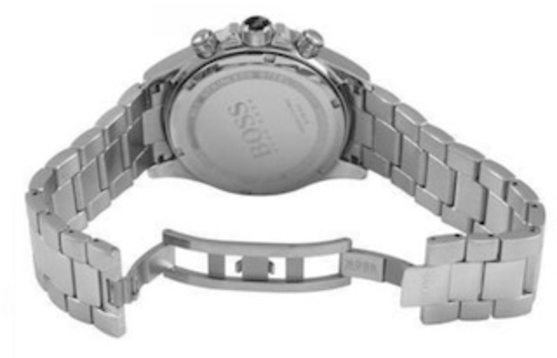 Hugo Boss 1512964 Men's Ikon Silver Bracelet Chronograph Watch - Image 2 of 6