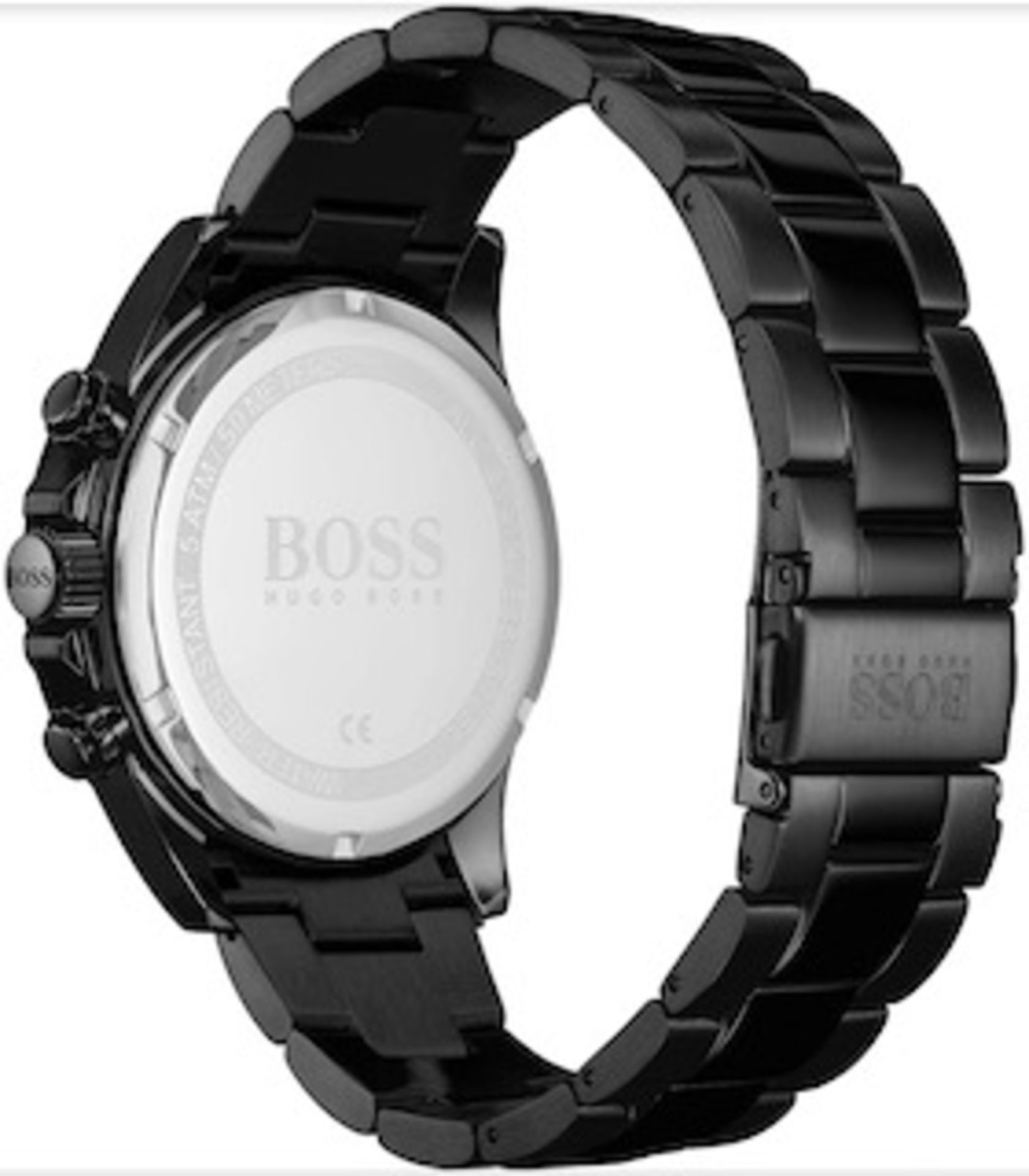 Hugo Boss 1513754 Men's Hero Lux Sport Black Bracelet Chronograph Watch - Image 3 of 5