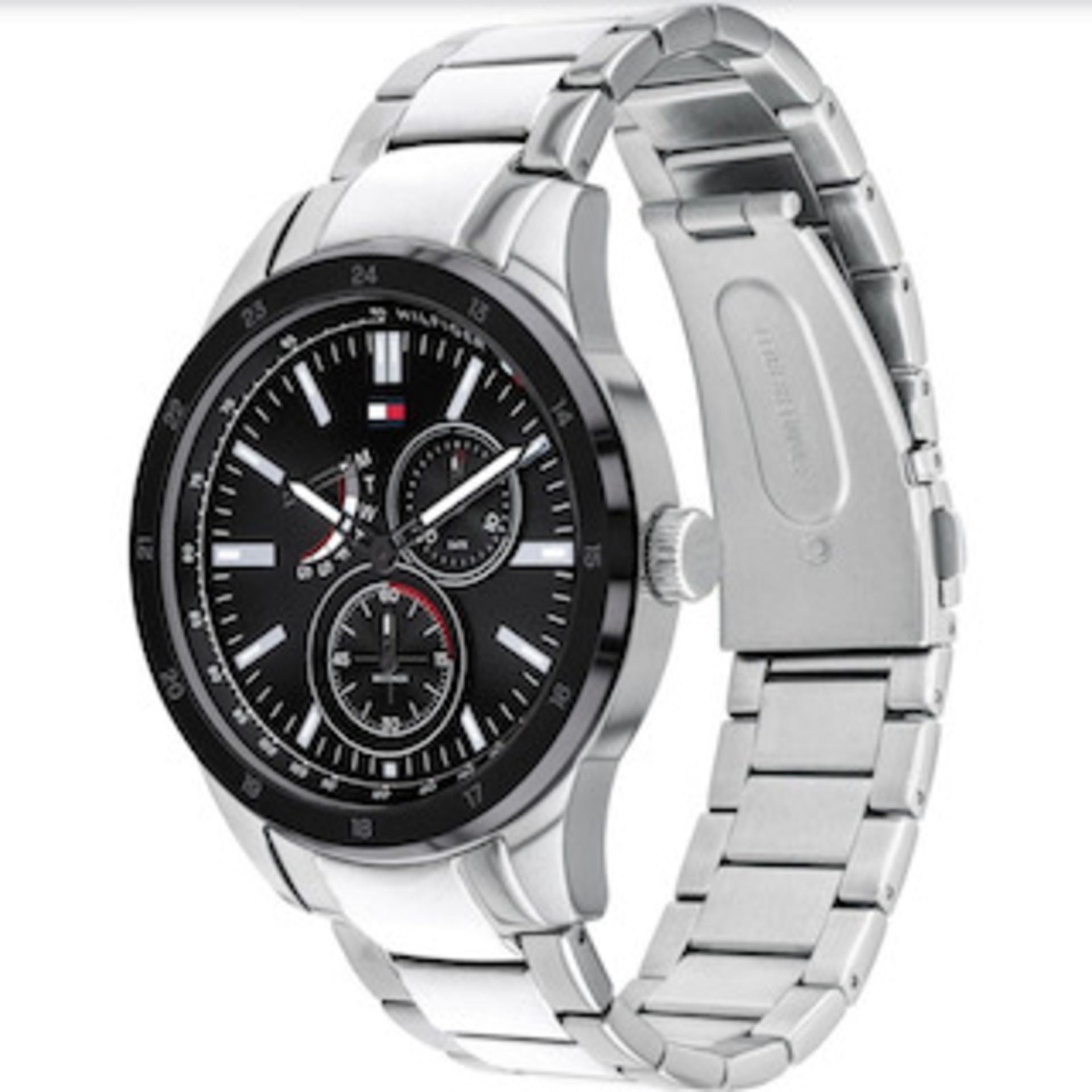 Tommy Hilfiger 1791639 Men's Black And Silver Stainless Steel Bracelet Watch - Image 3 of 7