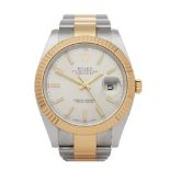 Rolex Datejust 41 Partially Stickered NOS 18K Yellow Gold & Stainless Steel Watch 126333