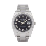 Rolex Datejust 36 Stainless Steel Watch 116200