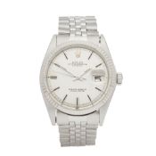 Rolex Datejust 36 Linen Dial Stainless Steel Watch 1601