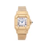 Cartier Santos Galbee Automatique 18K Yellow Gold Watch 866930