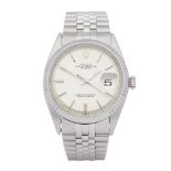 Rolex Datejust 36 Linen Dial Stainless Steel Watch 1601