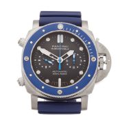 Panerai Luminor Submersible Chronograph Stainless Steel Watch PAM00982