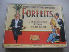 Vintage Forfeits Card Game