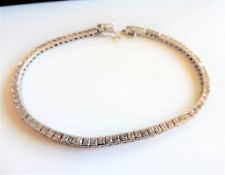 Sterling Silver Tennis Bracelet 7.5 inches
