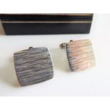 Vintage Sterling Silver Cufflinks 11.6 grams Hallmark Date 1978