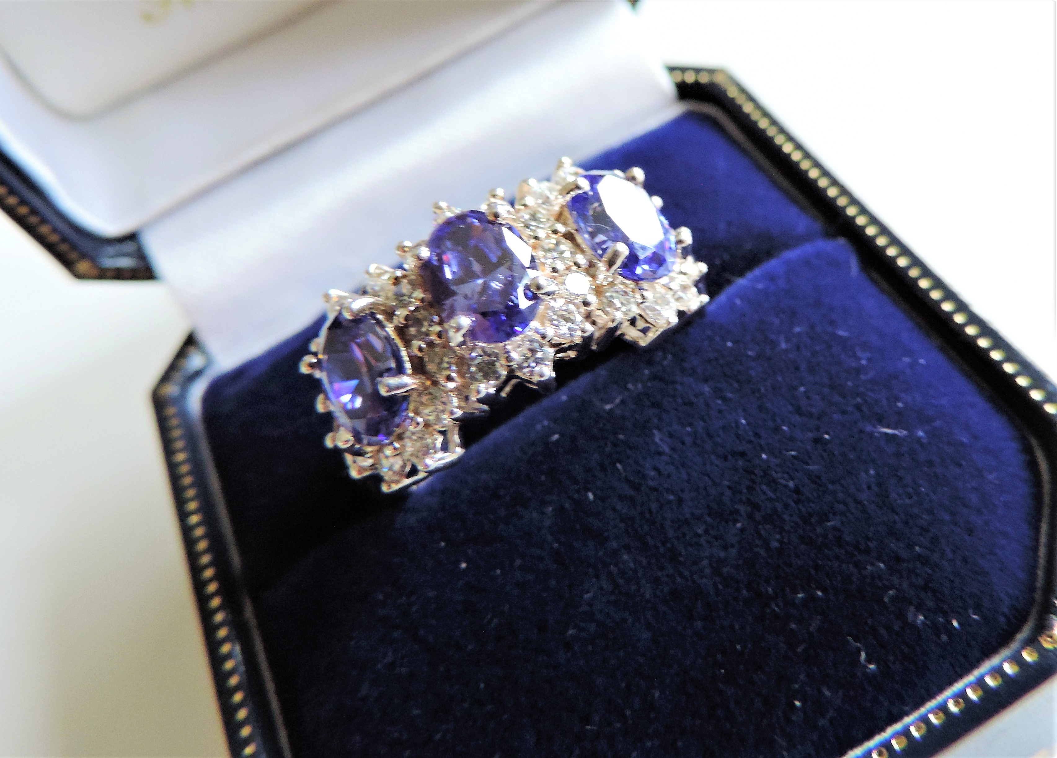 Sterling Silver Tanzanite & Topaz Ring New with Gift Box - Image 7 of 7