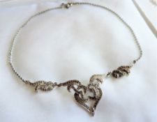 Vintage Marcasite Necklace c.1950's