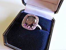 Sterling Silver Gemstone Ring New with Gift Box