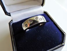 Sterling Silver White Topaz Ring