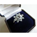 Sterling Silver 1.8 ct Blue Topaz Ring New with Gift Box