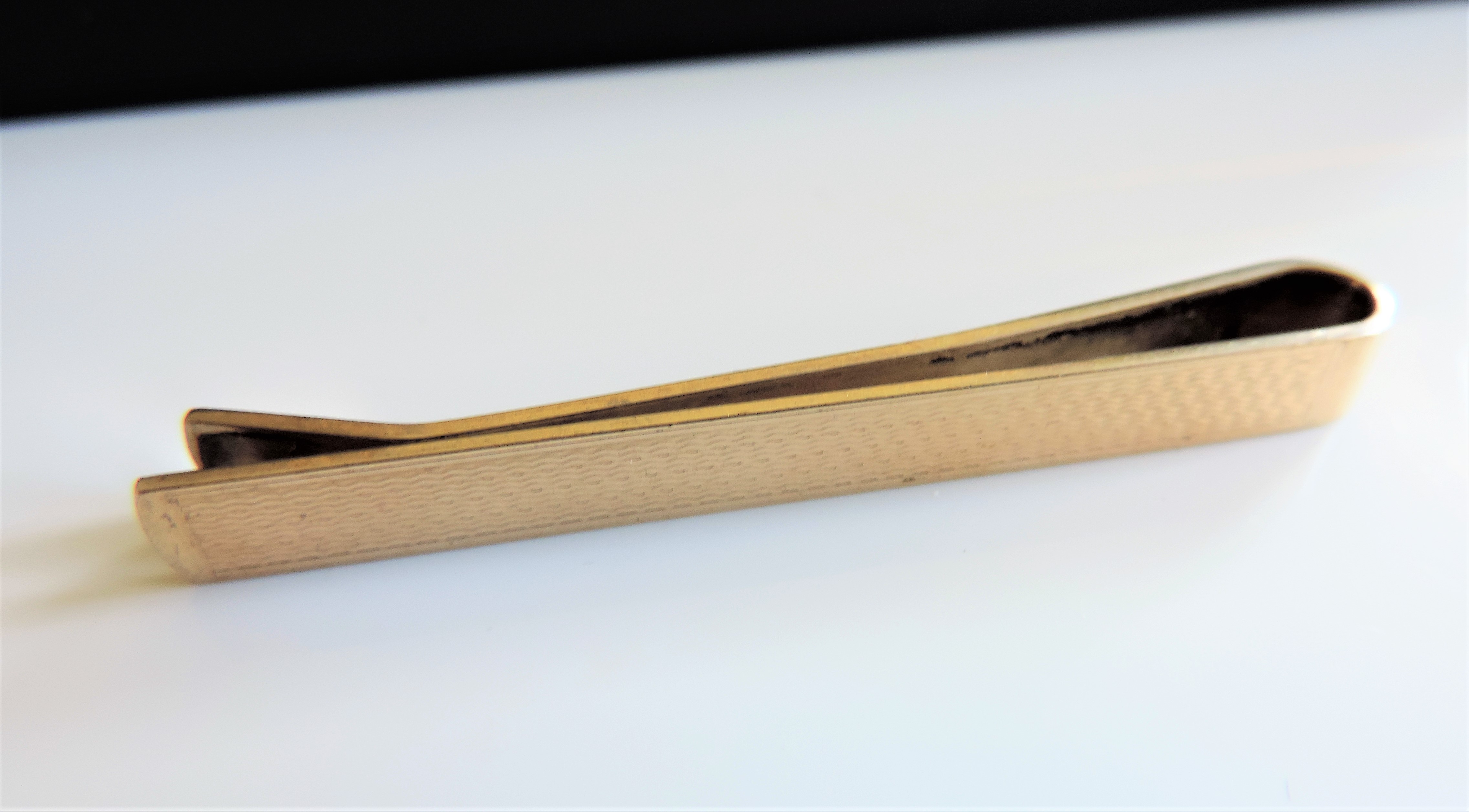 Vintage Gold on Sterling Silver Tie Clip - Image 4 of 4