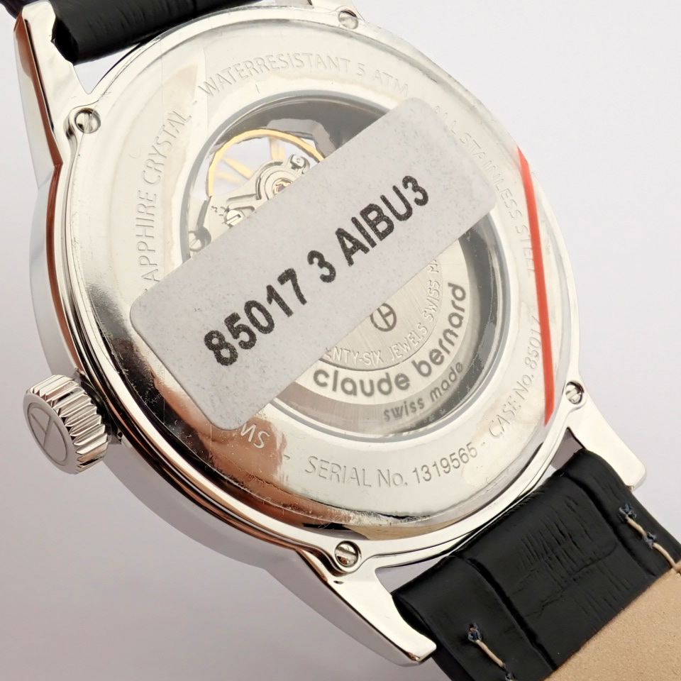 Claude Bernard / Open Heart Automatic (New) Full Set - Gentlemen's Steel Wrist Watch - Image 9 of 10
