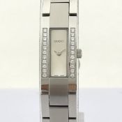 Gucci / 4600L / Mother Of Pearl & Diamond - Lady's Steel Wrist Watch