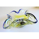 Murano Art Glass Free Form Bowl