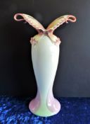 Franz Porcelain Papillon Butterly Vase 39cm Tall