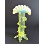 Vintage Art Glass Lemon Vase