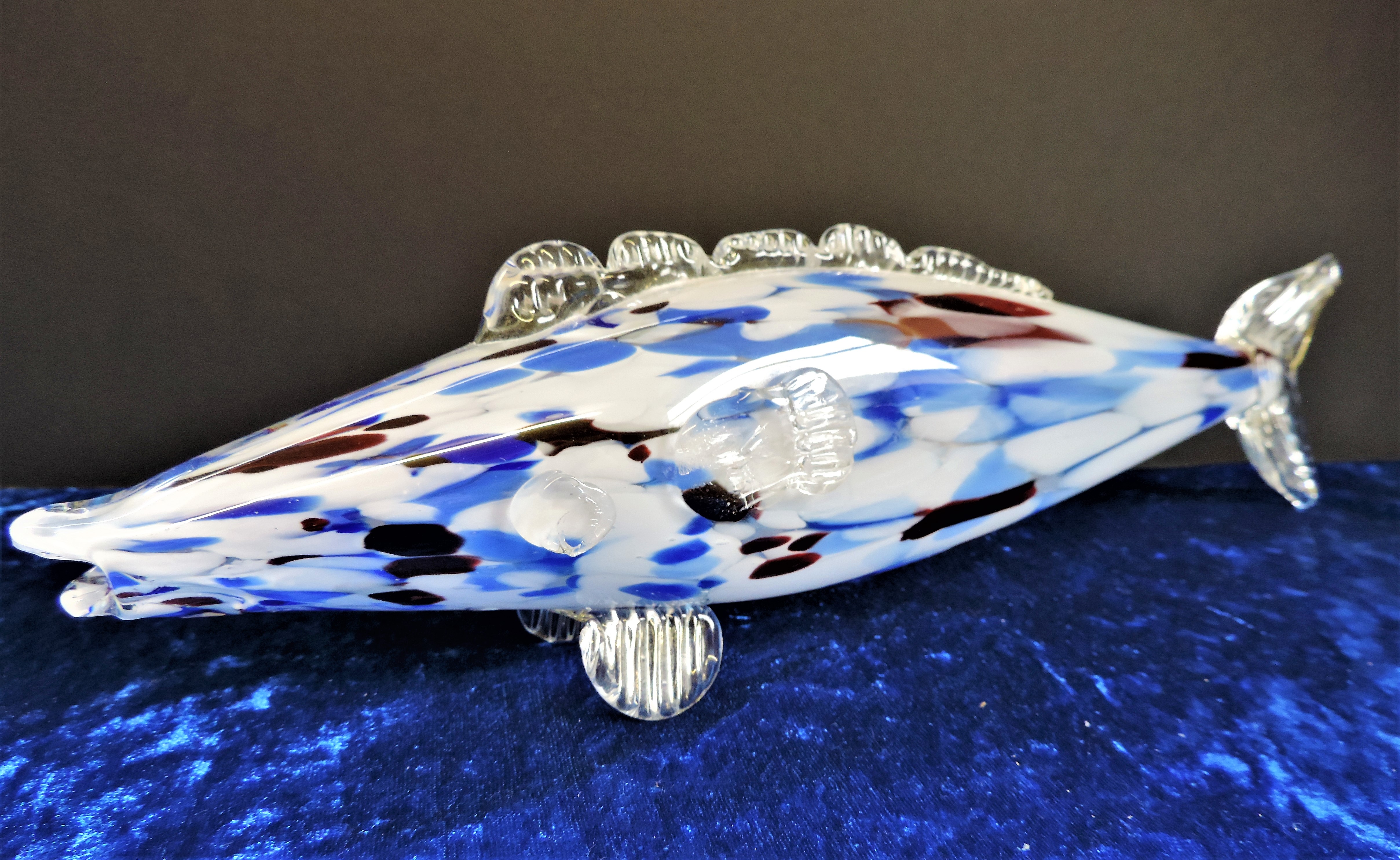 Murano End of Day Glass Fish 38cm Long - Image 3 of 3