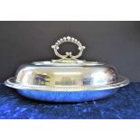 Antique Silver Plate Vegetable Serving Dish/Entree Dish