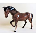 Vintage Beswick Porcelain Horse Figurine 21cm wide