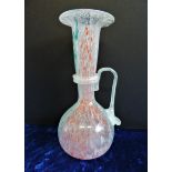 Vintage Murano Splatter Glass Vase