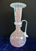 Vintage Murano Splatter Glass Vase