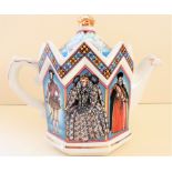 Sadler Staffordshire Porcelain Teapot Elizabeth I