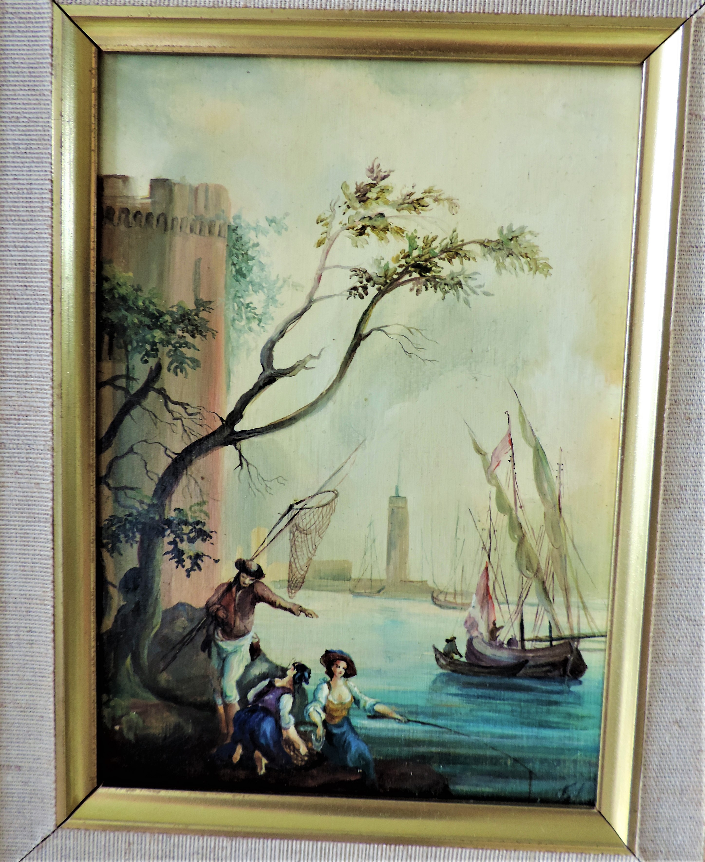A Set of Four Framed Oils on Board, Frame Size 32 x 27cm - Image 2 of 6