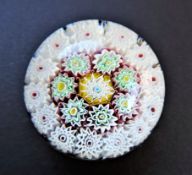 Murano Millefiori Glass Paperweight Made in Italy