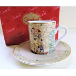 Goebel Artis Orbis Gustav Klimt Demitasse Expresso Cup & Saucer