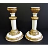 Vintage Italian Porcellane D'arte Agostinelli Candlesticks