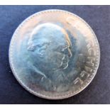 Uncirculated 1965 Winston Churchill Crown Coin