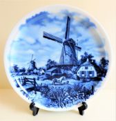 Vintage Delft Porcelain Ter Steege Hand Decorated Plate
