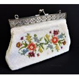 Vintage Beaded & Petit Point Evening Bag