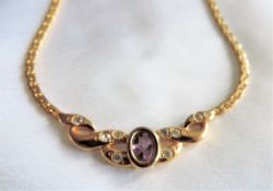 Vintage Amethyst Necklace