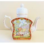 Rare Vintage Sadler Teapot 'Afternoon Tea'