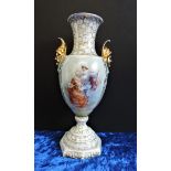 Antique Royal Vienna Porcelain Vase 26cm