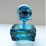 Mdina Glass Bottle/Ink Well with Stopper