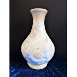 Villamarchante Porceval Porcelain Vase 26cm Tall