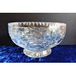 Vintage Royal Brierley Crystal Bowl
