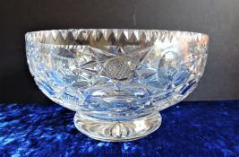 Vintage Royal Brierley Crystal Bowl