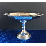 Antique Art Deco Silver Plate Pedestal Cake Stand