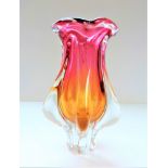 Josef Hospodka Art Glass Vase for Chribska Glassworks c.1960s