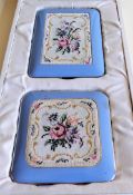 Vintage Compact & Cigarette Case Petit Point & Enamel