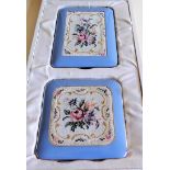 Vintage Compact & Cigarette Case Petit Point & Enamel