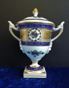 Antique Dresden Porcelain Lidded Urn c. 1890's