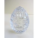 Franklin Mint Limited Edition 'Cut Crystal' Egg