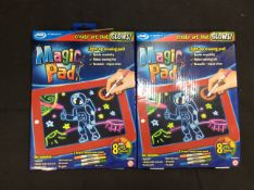 2x JML Magic Pad Light Up Drawing Pad